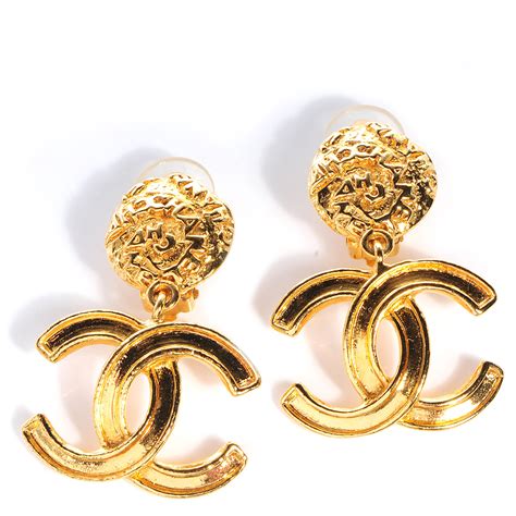 big fake chanel earrings|are chanel earrings genuine.